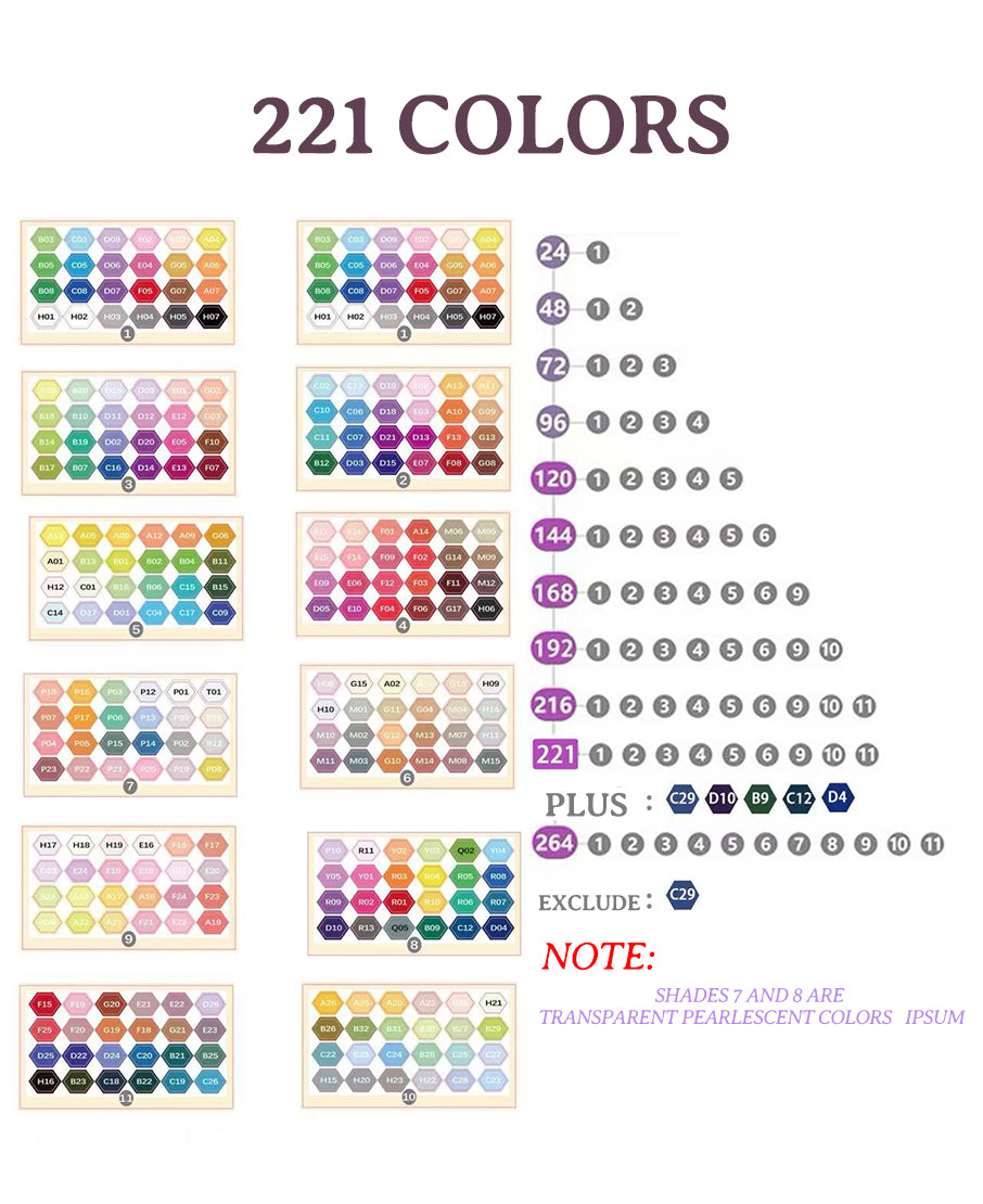 We're Going Bigger: 221 Colors Now Available (Including Transparent Pearl)