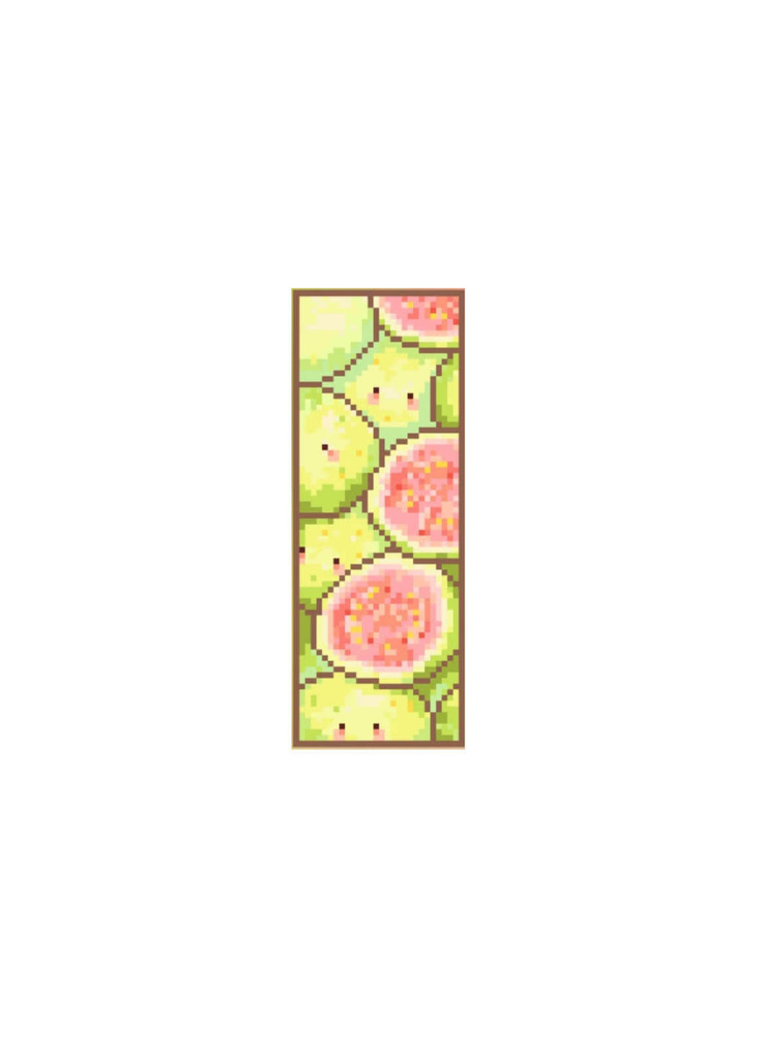 DIY summer fruit bookmark perler bead pattern for FusePix 2.6mm mini beads