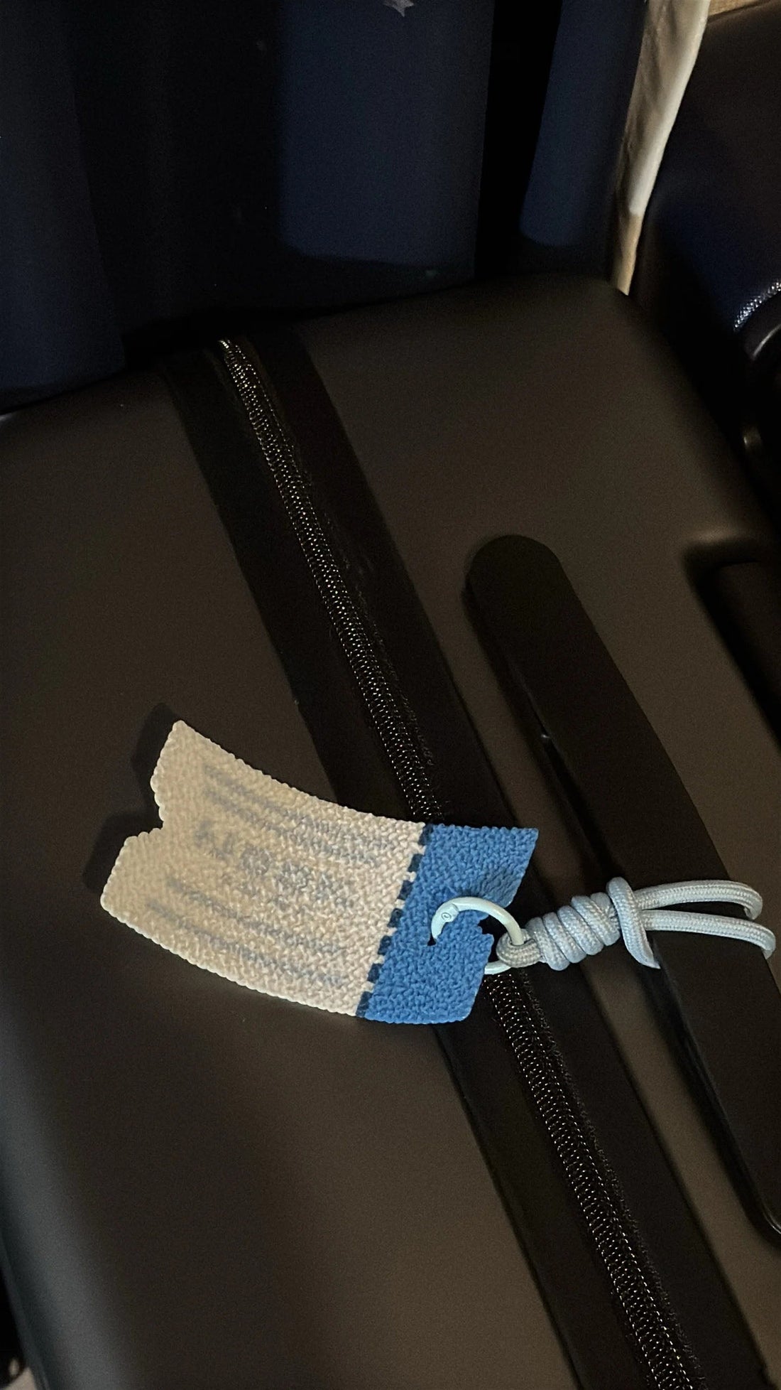Perler bead plane ticket luggage tag pattern for FusePix 2.6mm mini beads