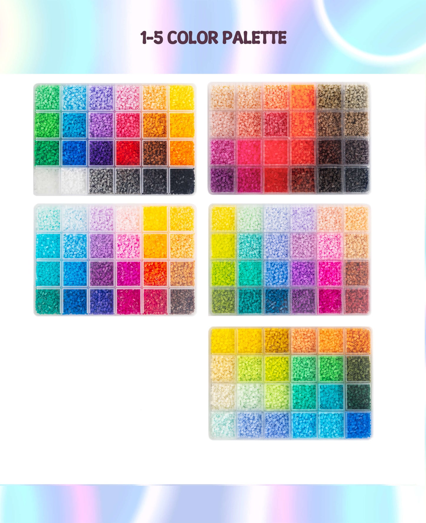 Fusepix 264-Color Mini Bead Kit | 136,000pcs