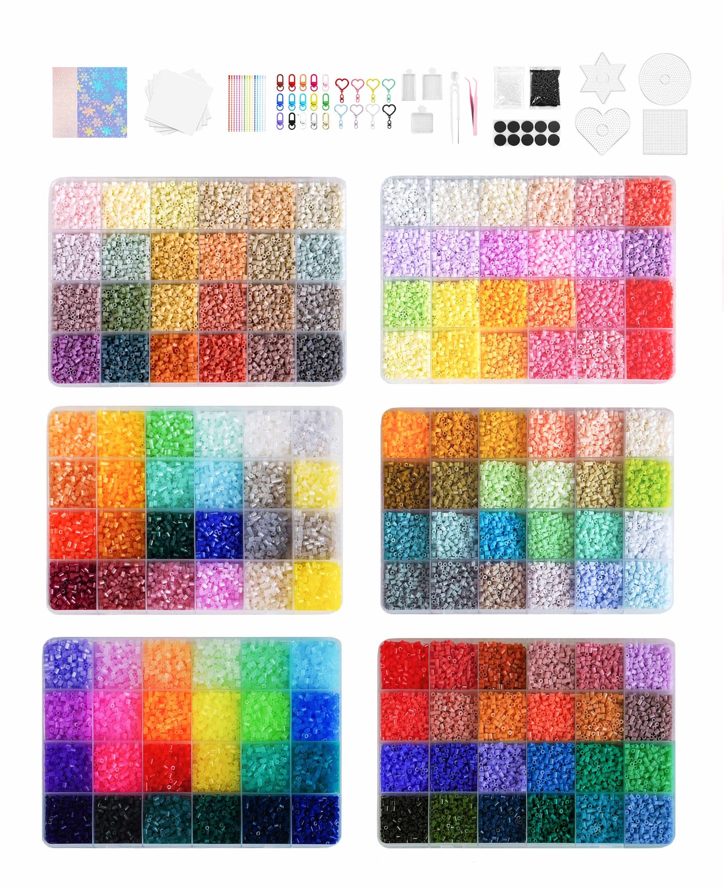 Fusepix 144-Color Mini Bead Kit | 74,000pcs