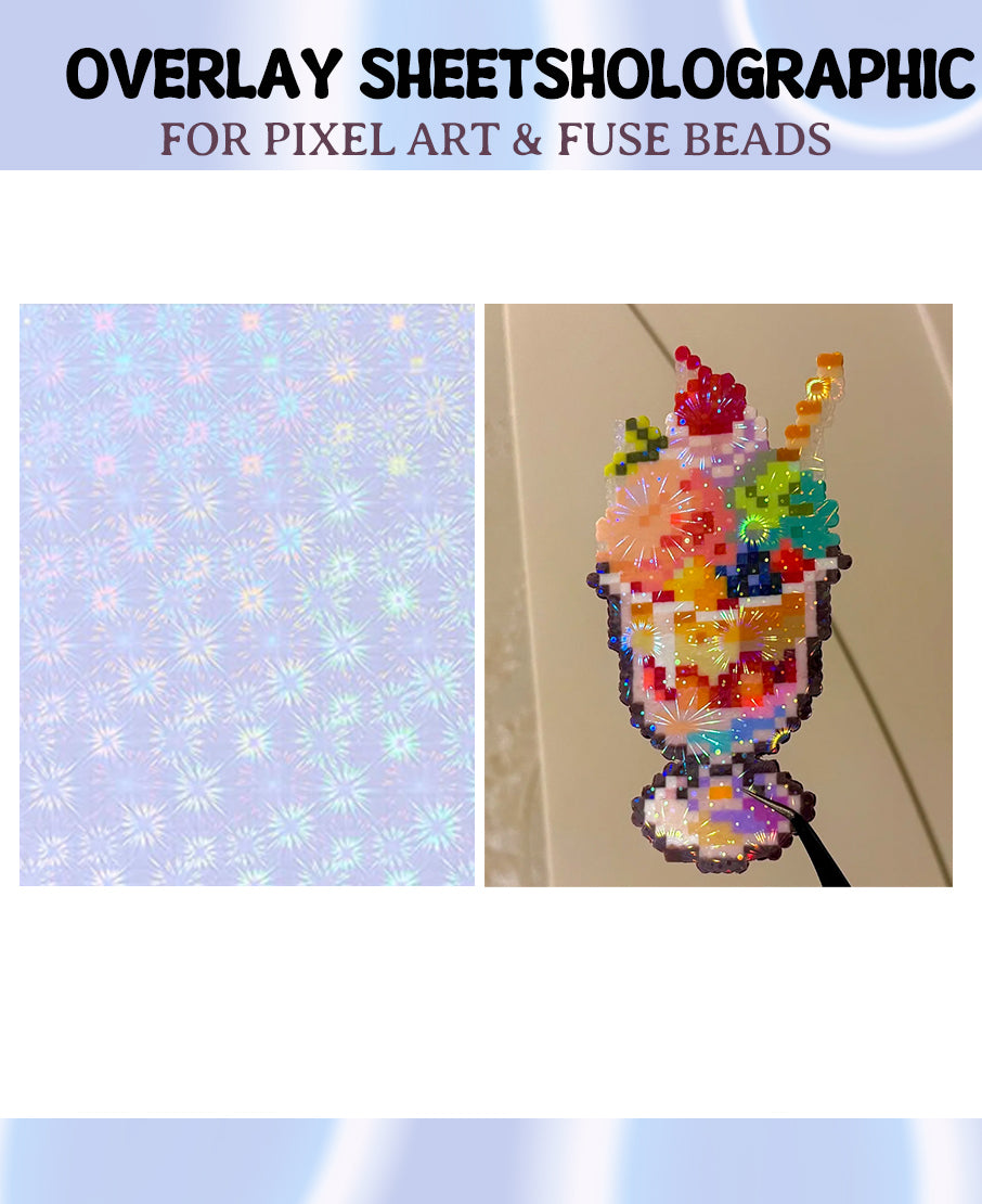 Peel & Stick Holo Sheets for Pixel Bead Art
