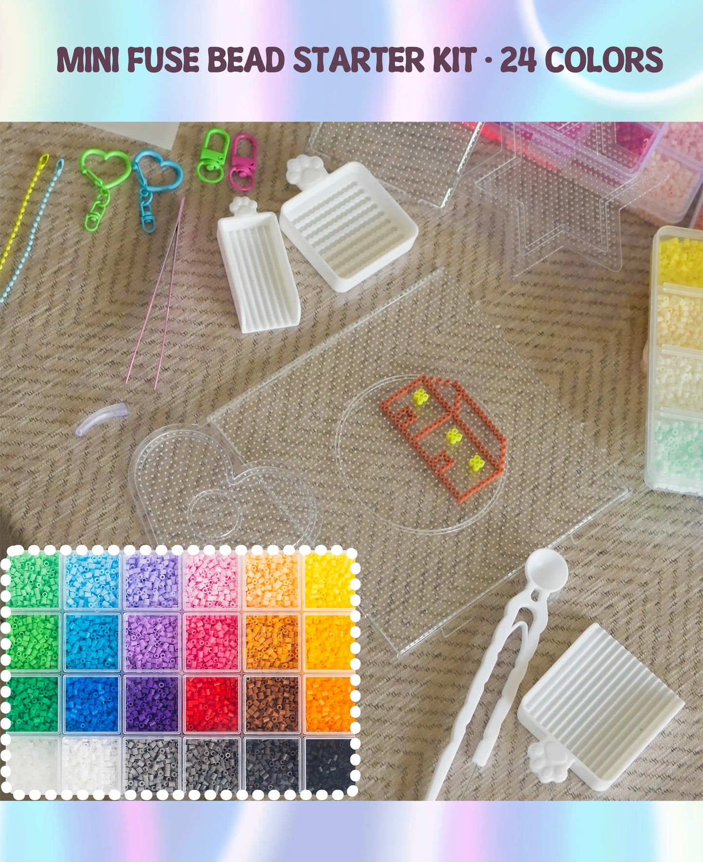 Pixel Art Starter Kit — 24 Colors (14,000pcs)