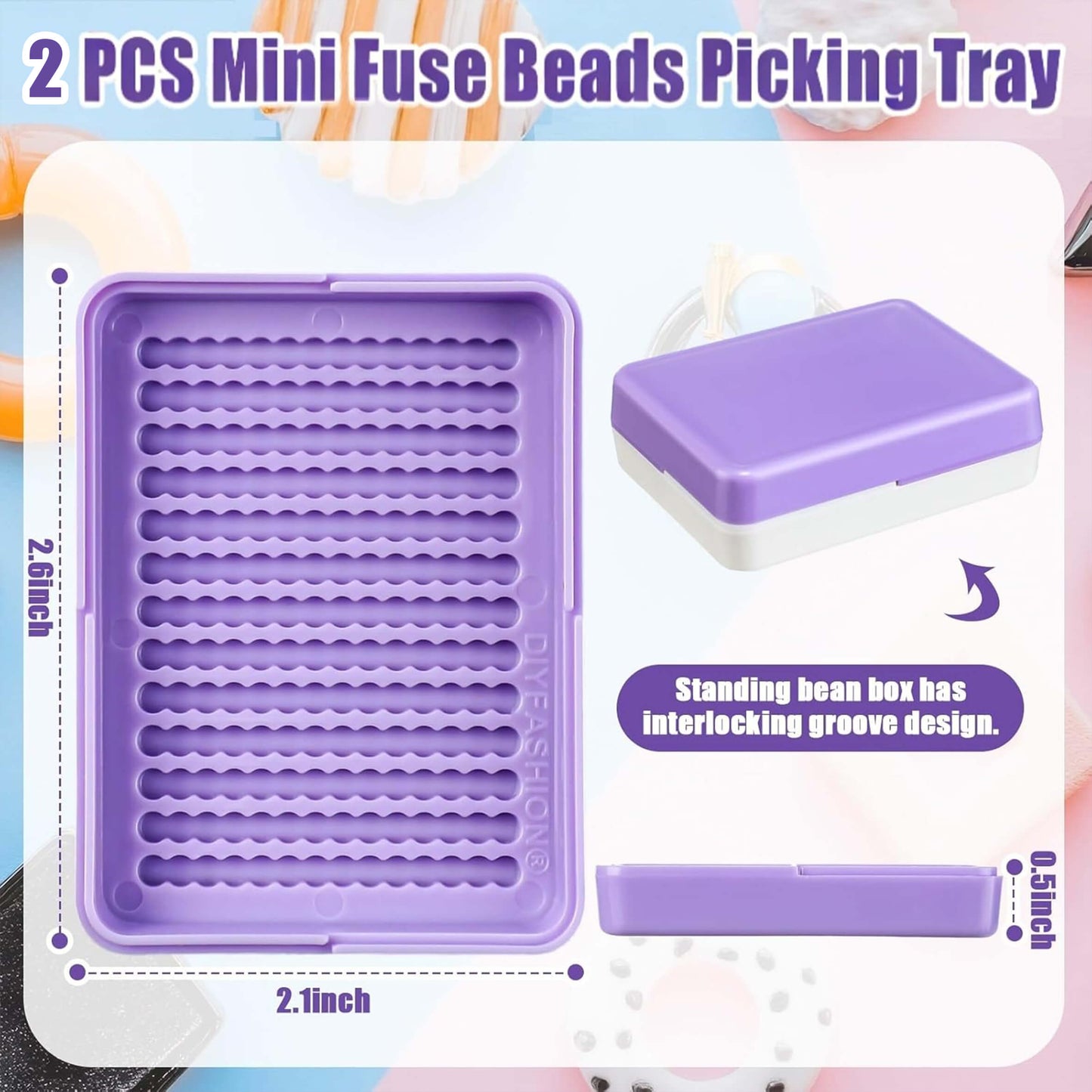 Purple Studio Kit for 2.6mm Mini  with Pegboard 💜