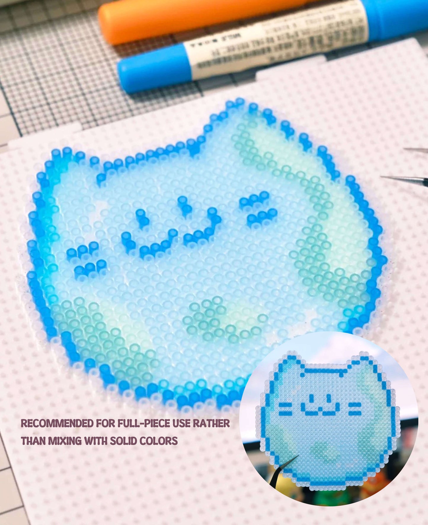48-Color Pearlescent Mini Beads (2.6mm) – Dreamy Shimmer Pixel Art Kit
