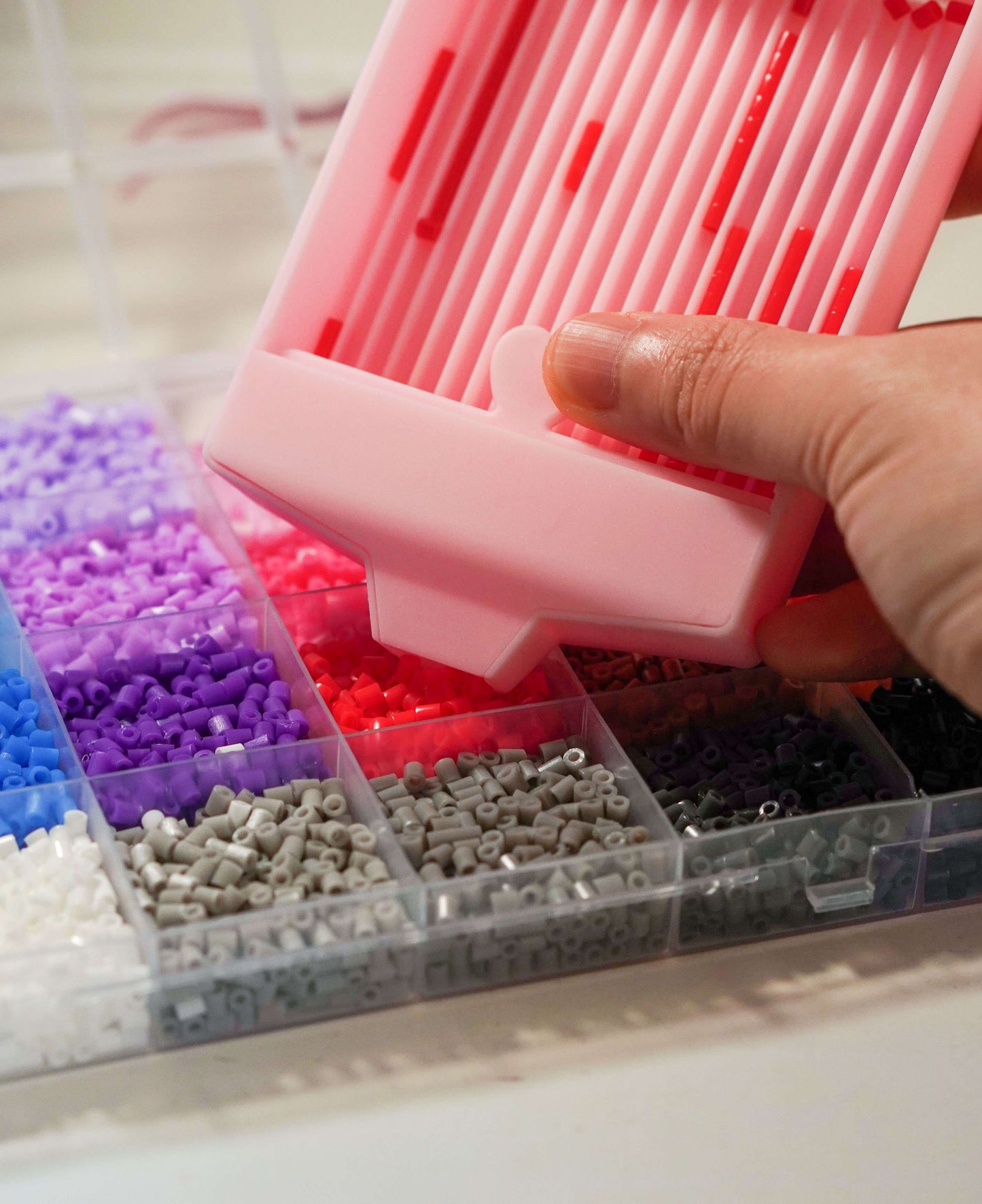 2.6mm Bead Speed Loader – Quick-Fill Tray with Sorting Gate