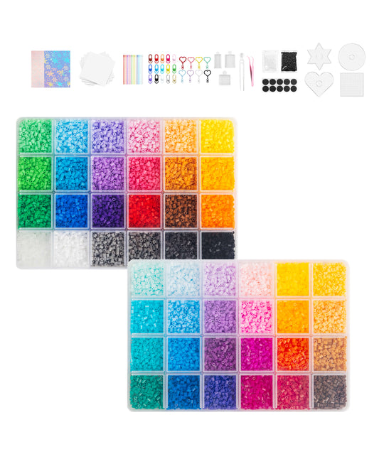Fusepix 2.6mm Mini Bead Kit: 48 Colors, 26kpcs & Tool Set