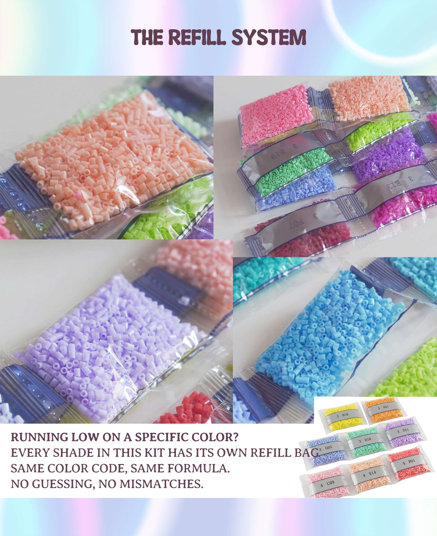 Fusepix 120-Color Mini Bead Kit | 62,000pcs