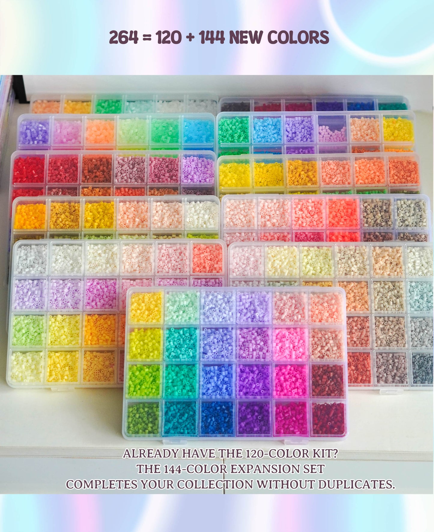 Fusepix 264-Color Mini Bead Kit | 136,000pcs
