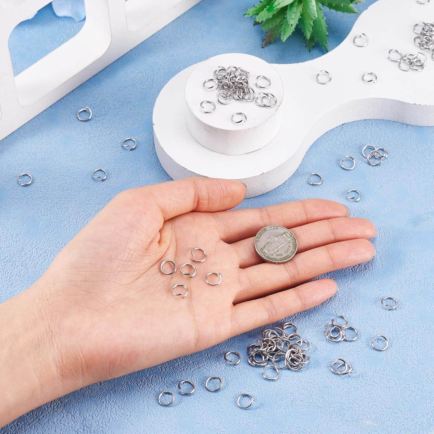 Pixel Art DIY Keychain & Jewelry Making Kit – Complete Craft Set with Hole Puncher