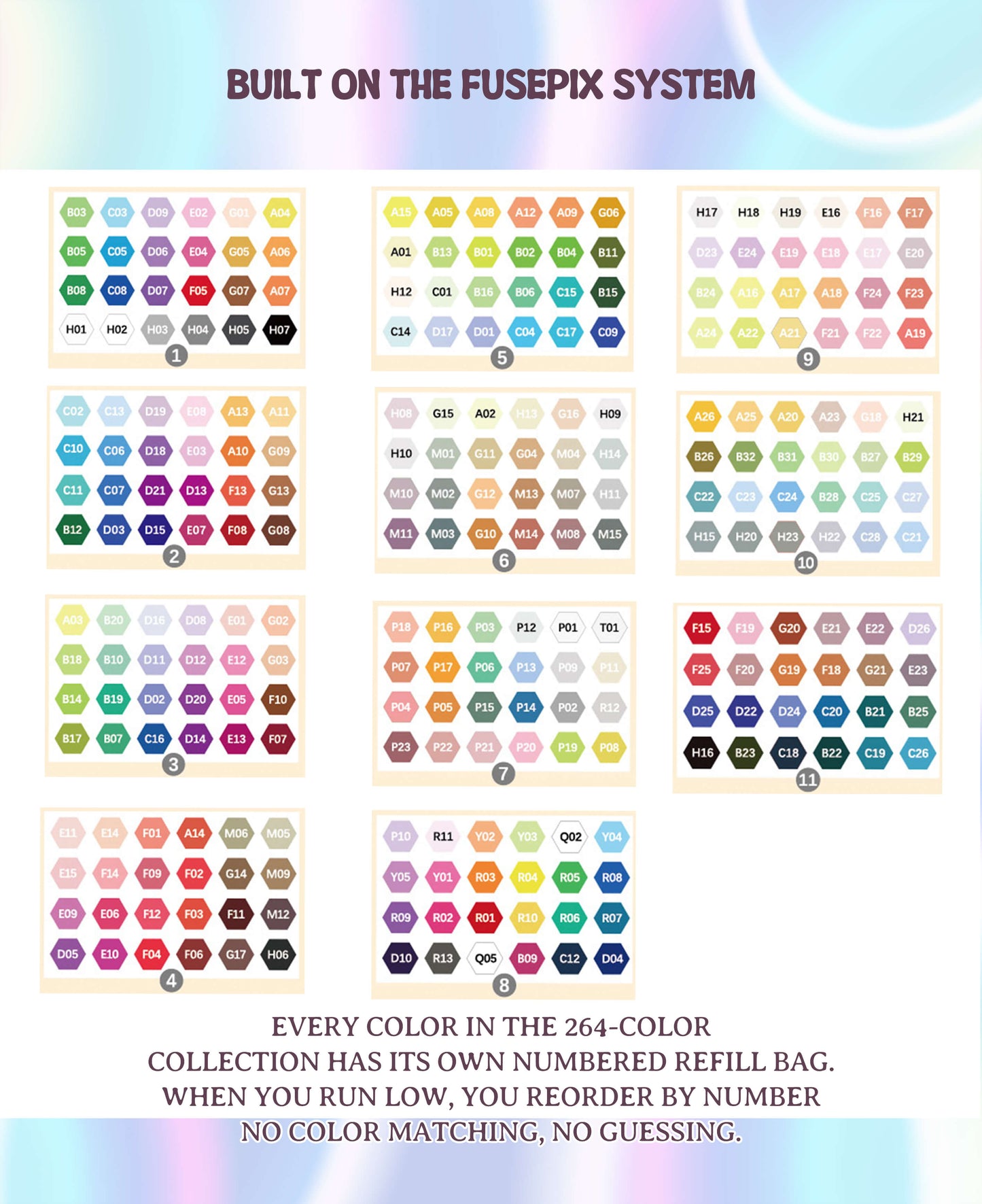 Fusepix 264-Color Mini Bead Kit | 136,000pcs