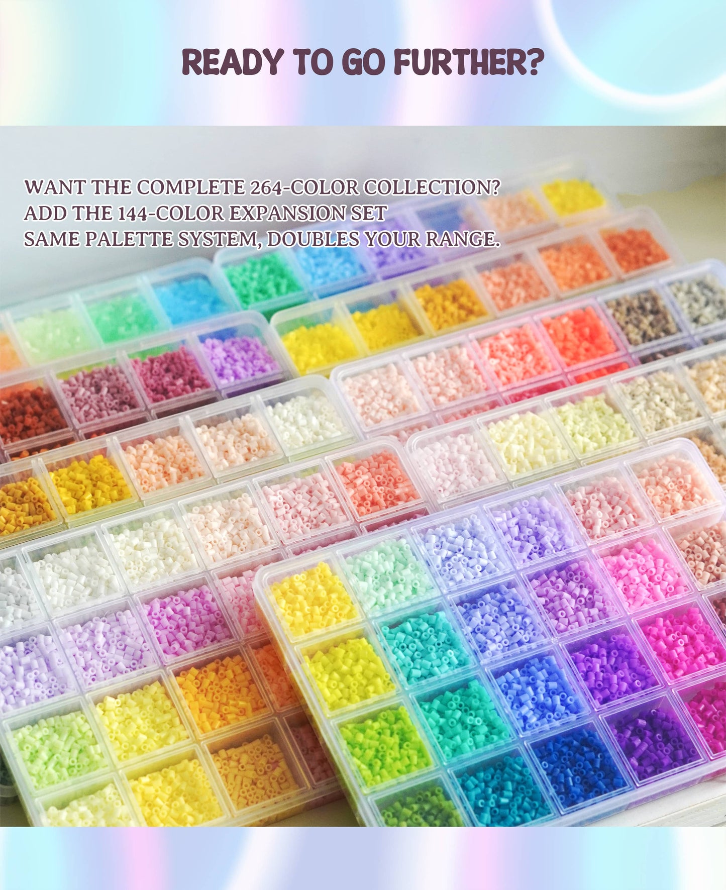 Fusepix 120-Color Mini Bead Kit | 62,000pcs