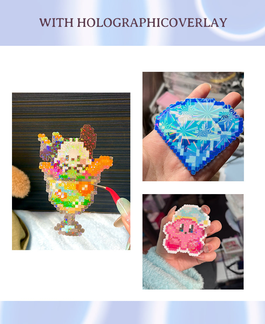 Peel & Stick Holo Sheets for Pixel Bead Art