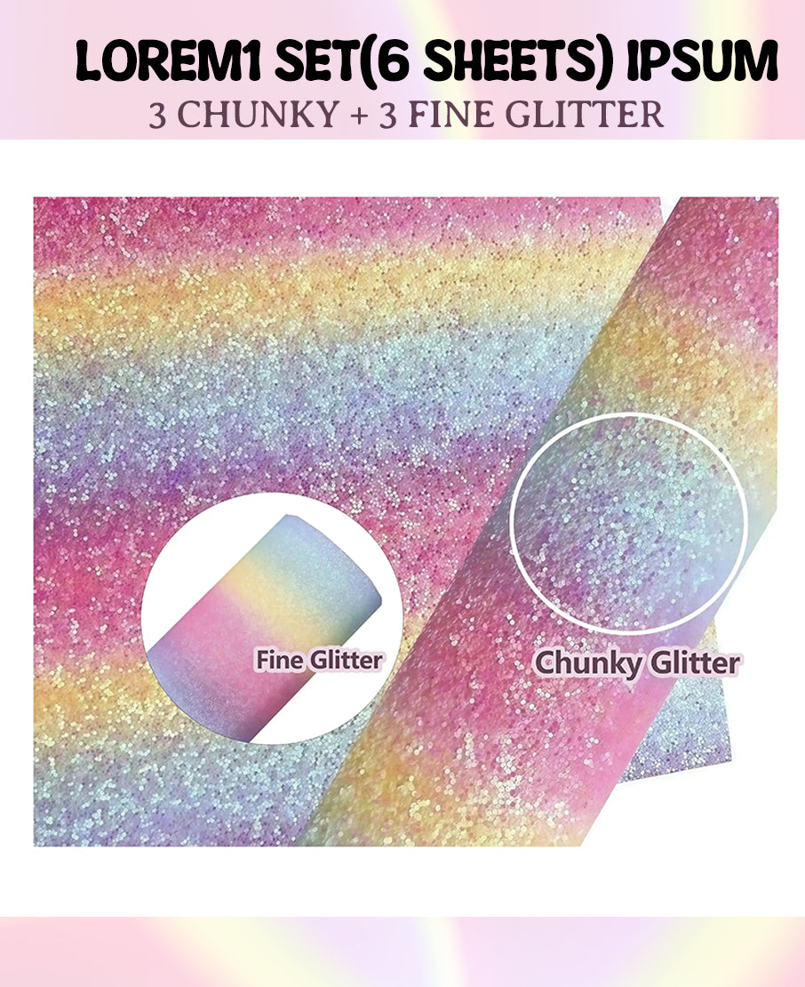 Sparkle Finish Glitter Sheets: Iron-On Upgrade for Pixel Art